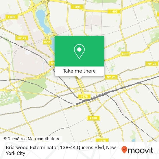 Briarwood Exterminator, 138-44 Queens Blvd map