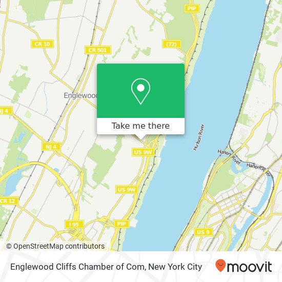 Englewood Cliffs Chamber of Com map