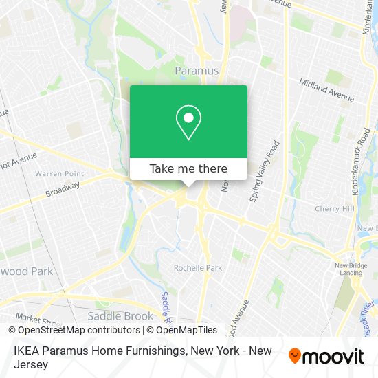 Mapa de IKEA Paramus Home Furnishings