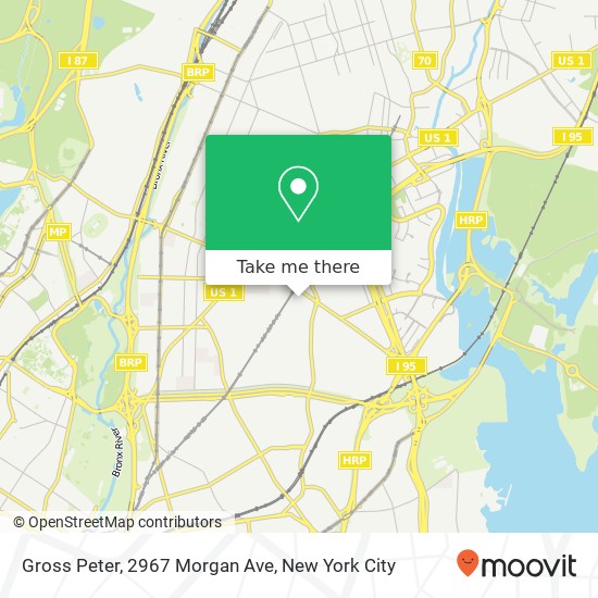Mapa de Gross Peter, 2967 Morgan Ave