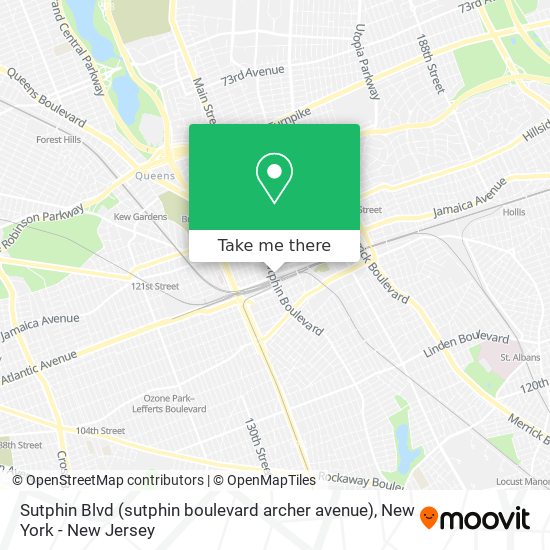 Mapa de Sutphin Blvd (sutphin boulevard archer avenue)