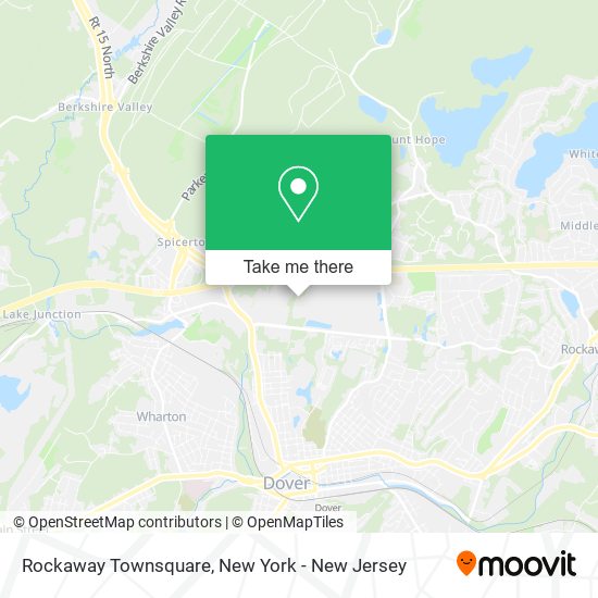 Rockaway Townsquare map