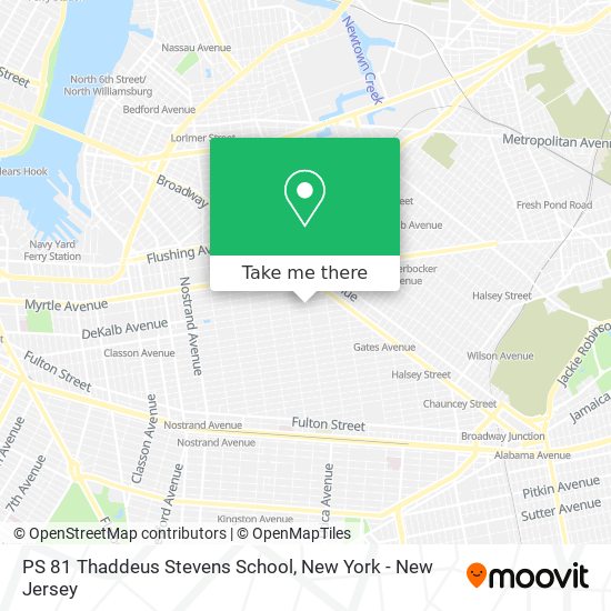 Mapa de PS 81 Thaddeus Stevens School
