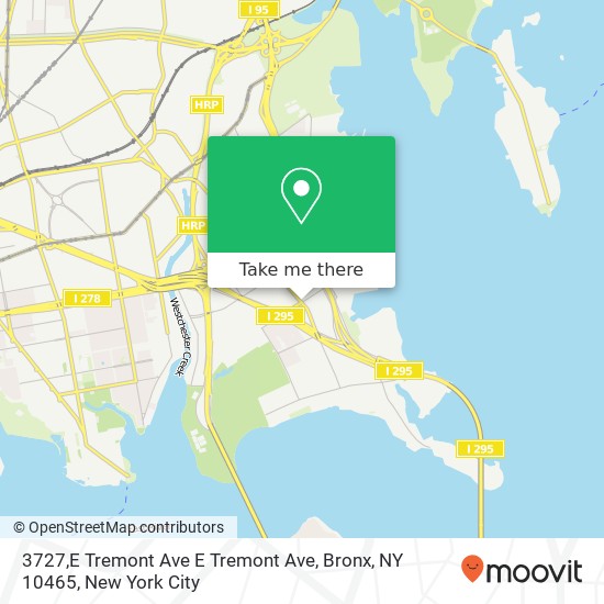 3727,E Tremont Ave E Tremont Ave, Bronx, NY 10465 map