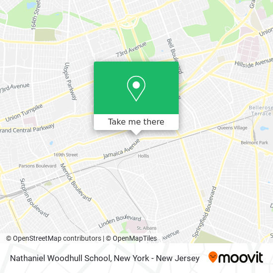 Nathaniel Woodhull School map