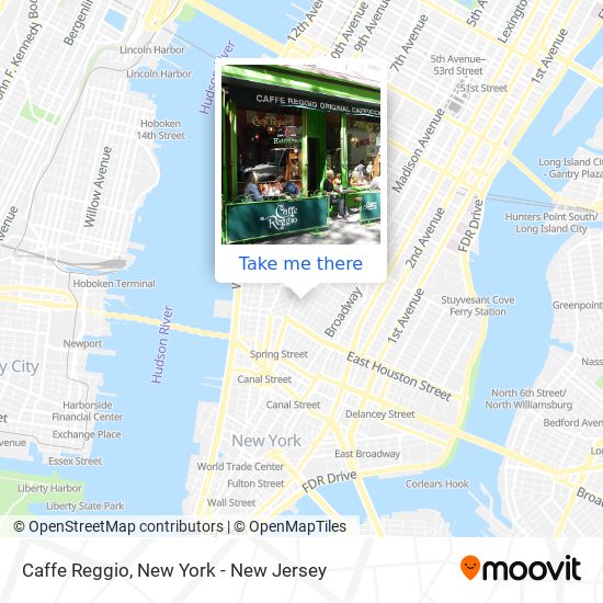 Mapa de Caffe Reggio