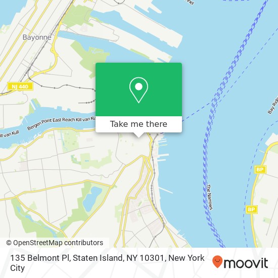 135 Belmont Pl, Staten Island, NY 10301 map