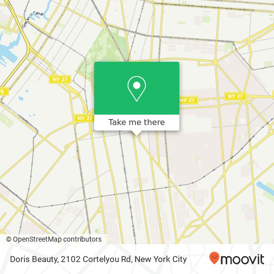 Doris Beauty, 2102 Cortelyou Rd map