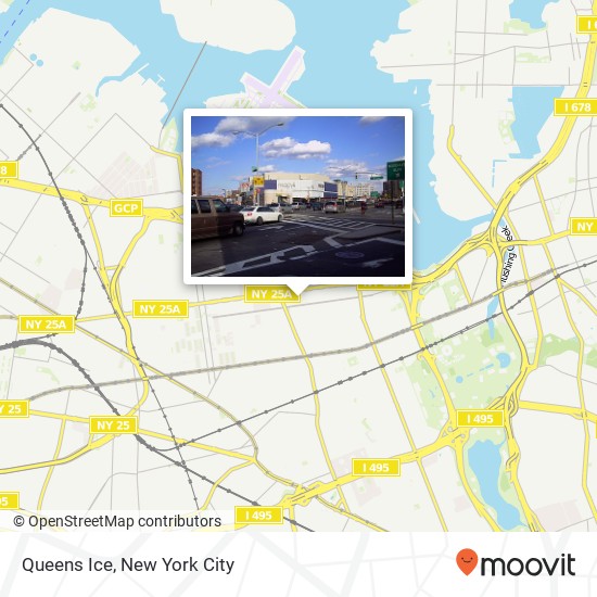 Queens Ice map