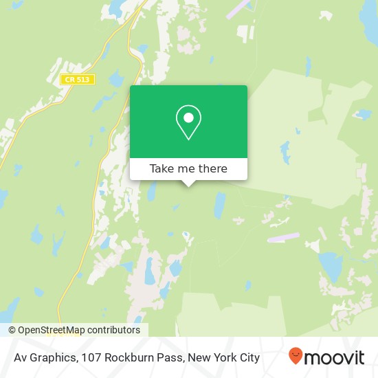 Mapa de Av Graphics, 107 Rockburn Pass