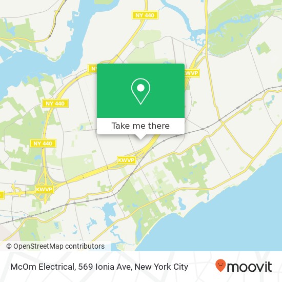 Mapa de McOm Electrical, 569 Ionia Ave