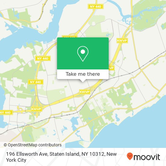 196 Ellsworth Ave, Staten Island, NY 10312 map