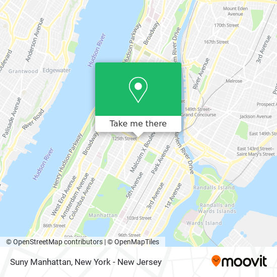 Suny Manhattan map