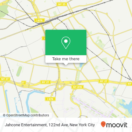 Mapa de Jahcone Entertainment, 122nd Ave