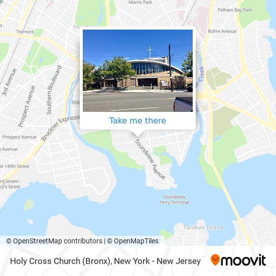 Mapa de Holy Cross Church (Bronx)