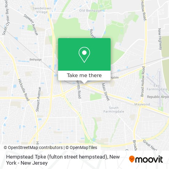 Hempstead Tpke (fulton street hempstead) map