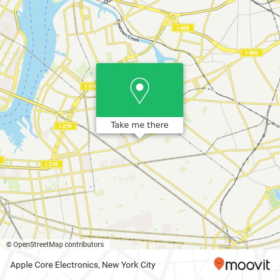 Mapa de Apple Core Electronics