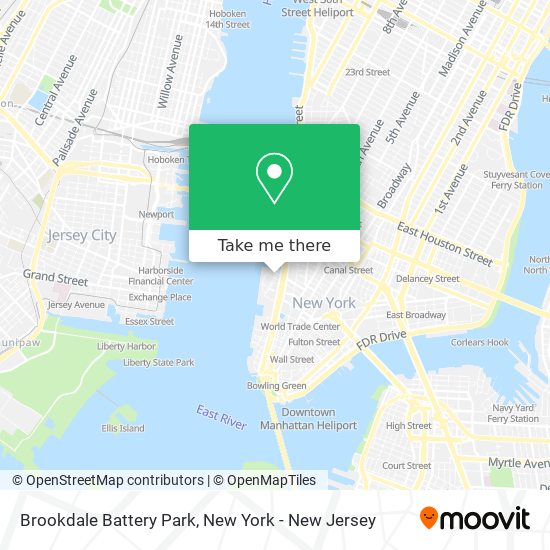 Brookdale Battery Park map