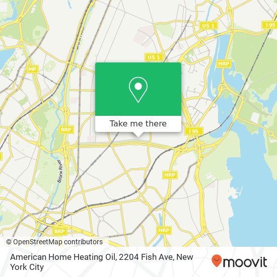 Mapa de American Home Heating Oil, 2204 Fish Ave