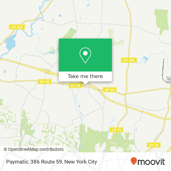 Mapa de Paymatic, 386 Route 59