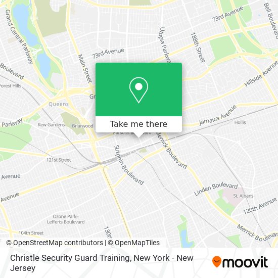 Christle Security Guard Training map