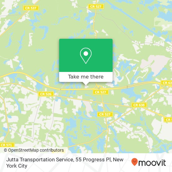 Jutta Transportation Service, 55 Progress Pl map