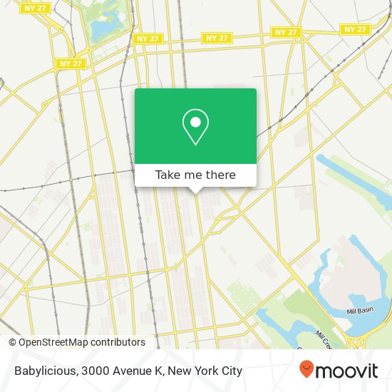 Babylicious, 3000 Avenue K map