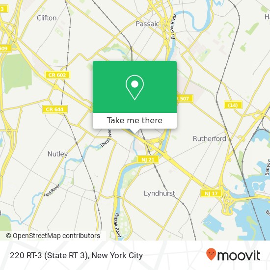 220 RT-3 (State RT 3), Clifton, NJ 07014 map