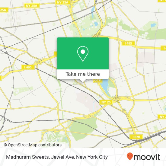 Madhuram Sweets, Jewel Ave map