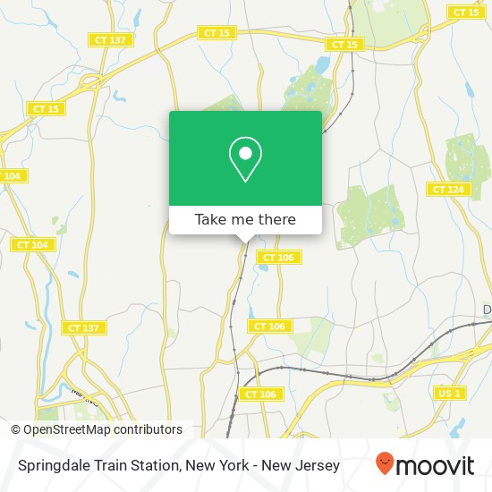 Mapa de Springdale Train Station