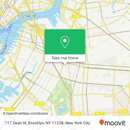 717 Dean St, Brooklyn, NY 11238 map