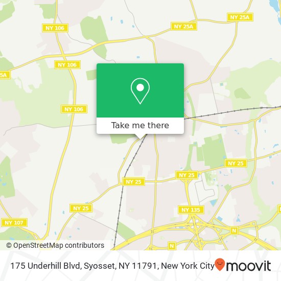 175 Underhill Blvd, Syosset, NY 11791 map