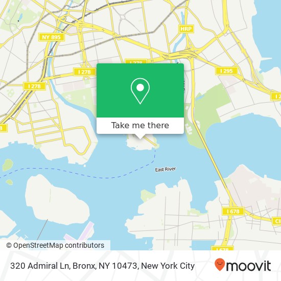 320 Admiral Ln, Bronx, NY 10473 map