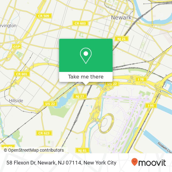 58 Flexon Dr, Newark, NJ 07114 map