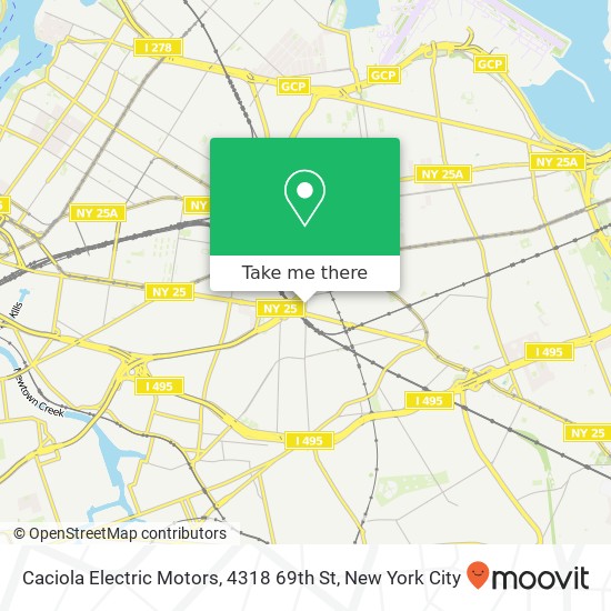 Mapa de Caciola Electric Motors, 4318 69th St