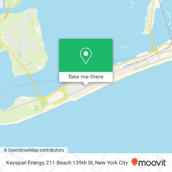 Keyspan Energy, 211 Beach 139th St map