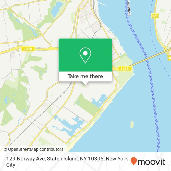 129 Norway Ave, Staten Island, NY 10305 map