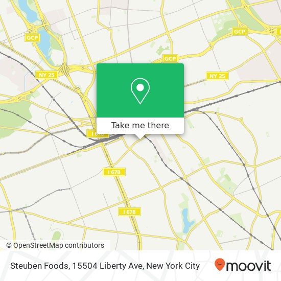 Mapa de Steuben Foods, 15504 Liberty Ave