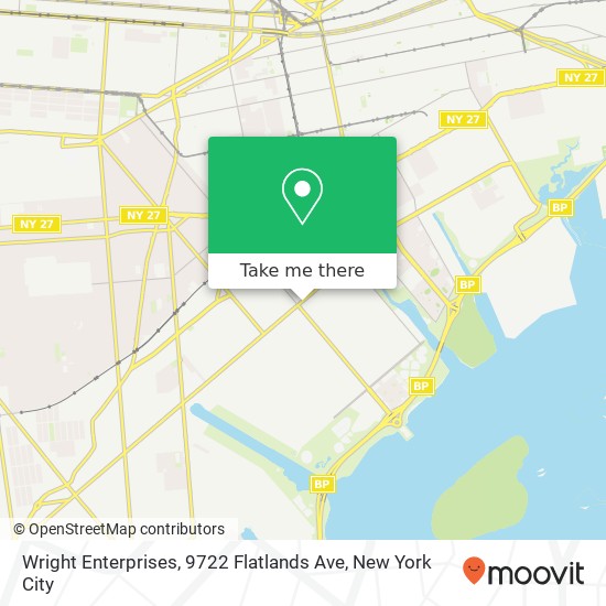 Wright Enterprises, 9722 Flatlands Ave map
