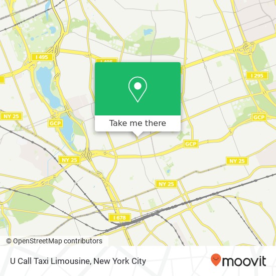 U Call Taxi Limousine map