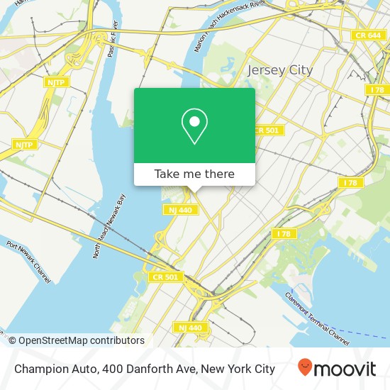 Mapa de Champion Auto, 400 Danforth Ave