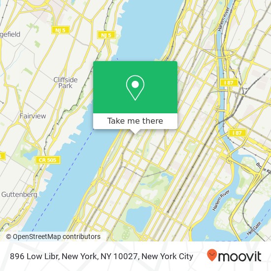 896 Low Libr, New York, NY 10027 map