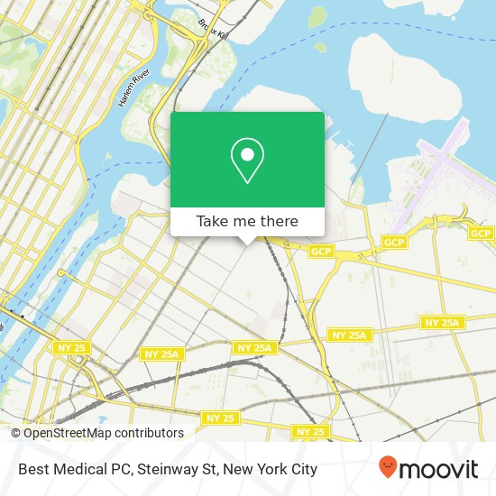Best Medical PC, Steinway St map