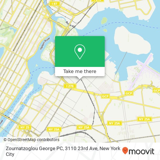 Mapa de Zournatzoglou George PC, 3110 23rd Ave