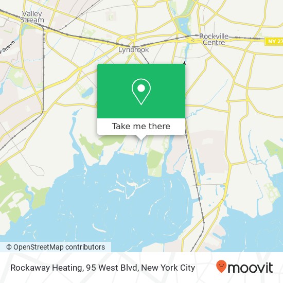 Mapa de Rockaway Heating, 95 West Blvd