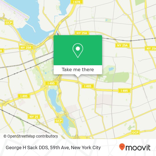 Mapa de George H Sack DDS, 59th Ave