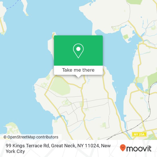 99 Kings Terrace Rd, Great Neck, NY 11024 map