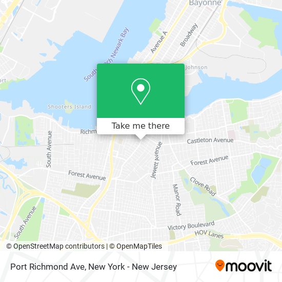 Port Richmond Ave map