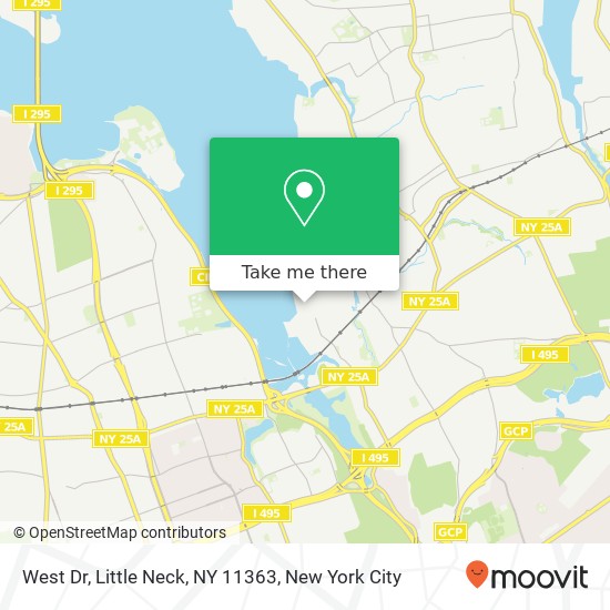 Mapa de West Dr, Little Neck, NY 11363