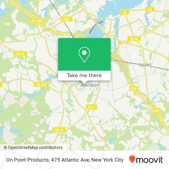 Mapa de On Point Products, 475 Atlantic Ave